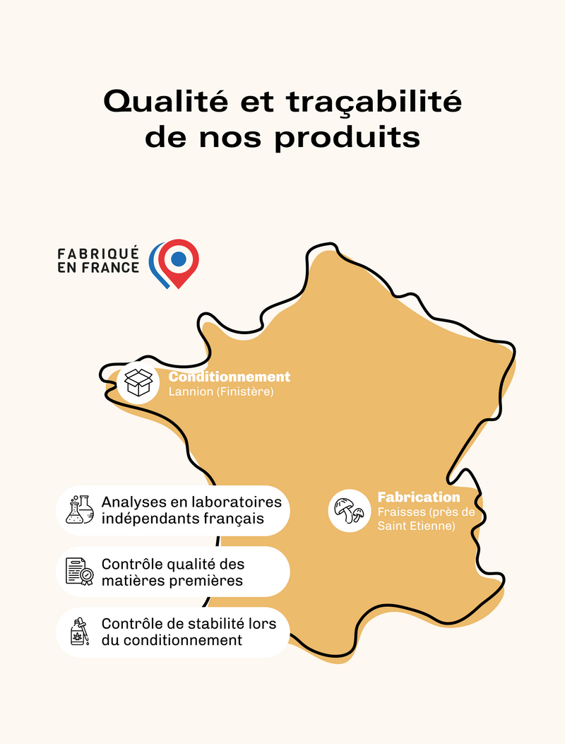 Champignons adaptogènes Vitalité