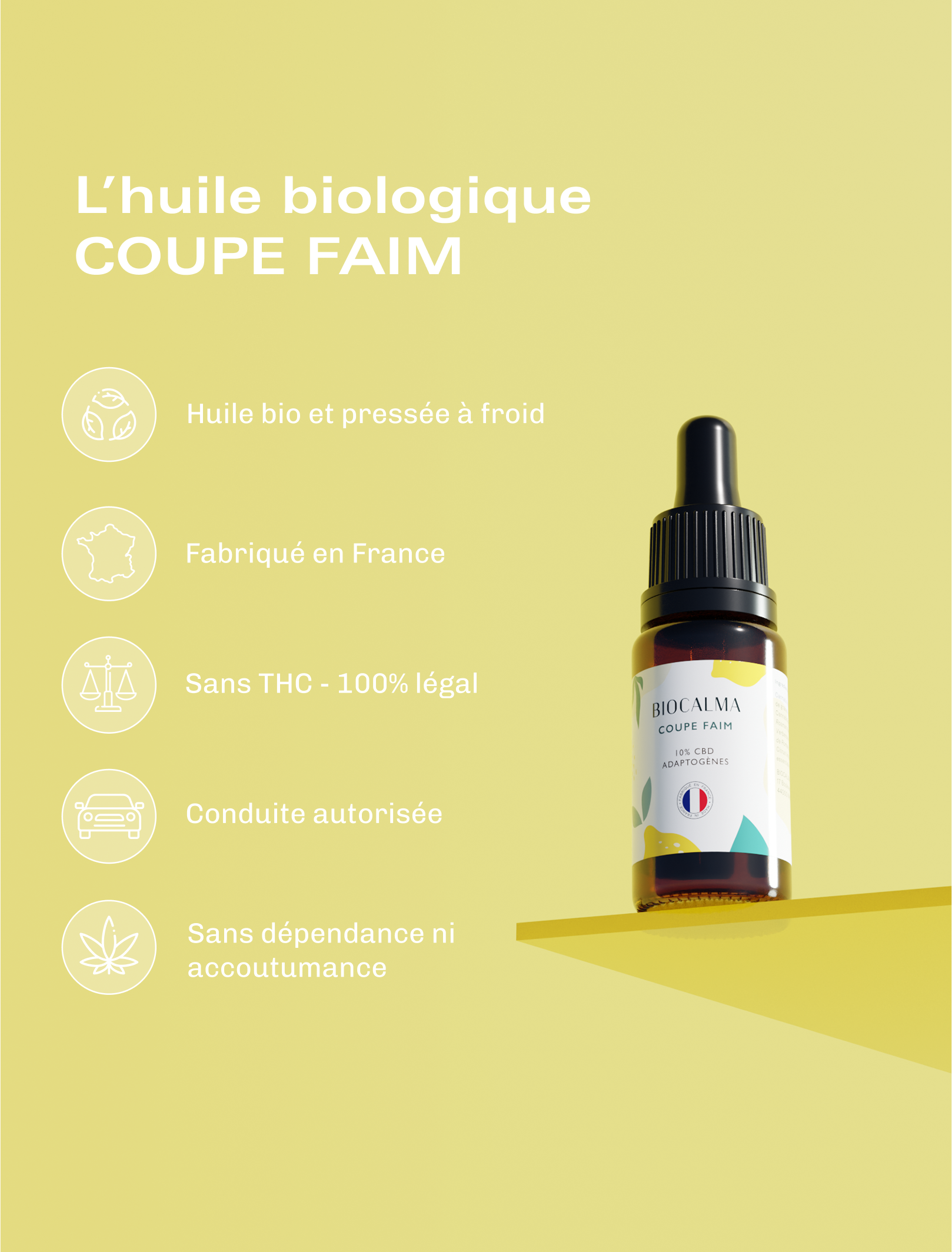 Huile CBD Bio Coupe Faim