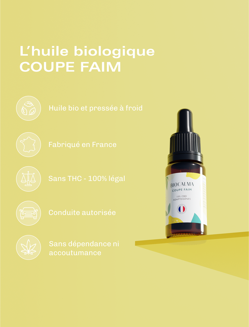 Huile CBD Bio Coupe Faim