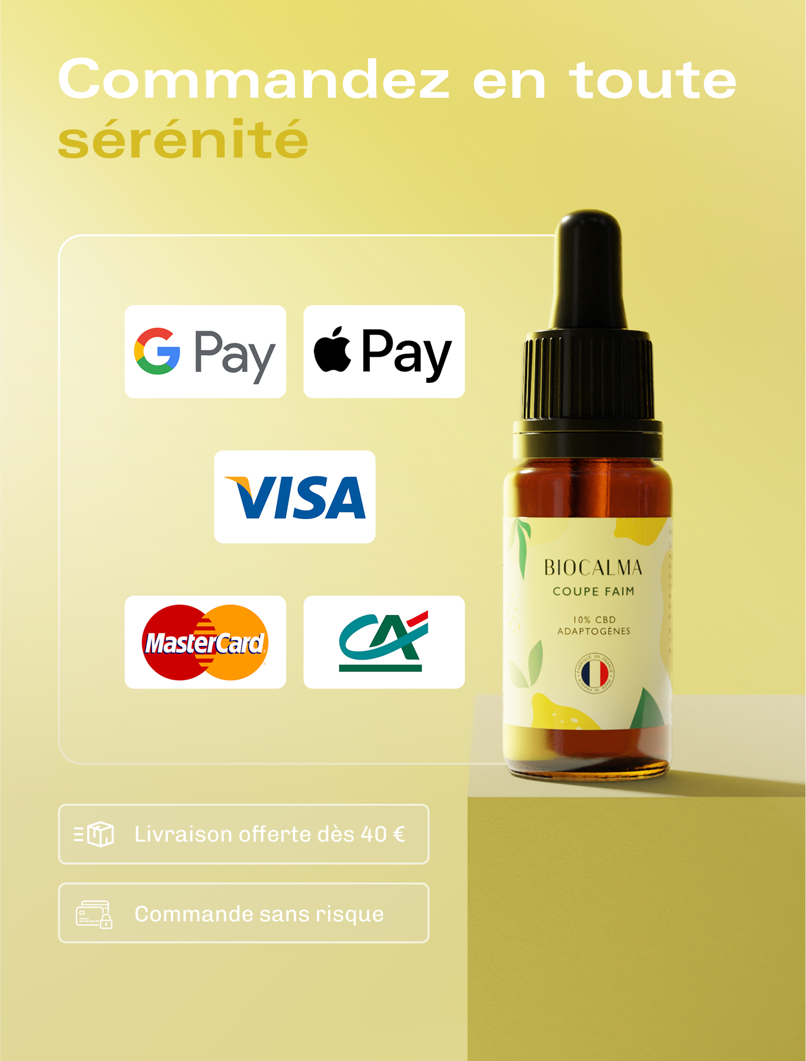 Huile CBD Bio Coupe Faim