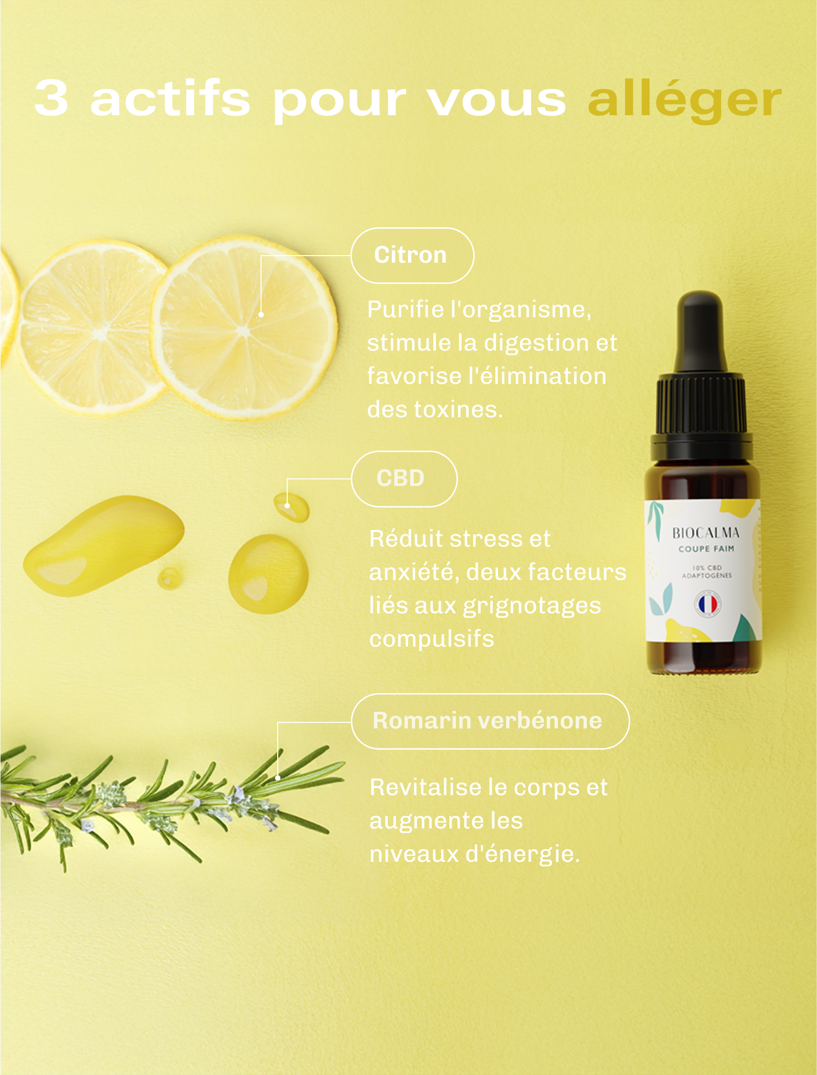 Huile CBD Bio Coupe Faim