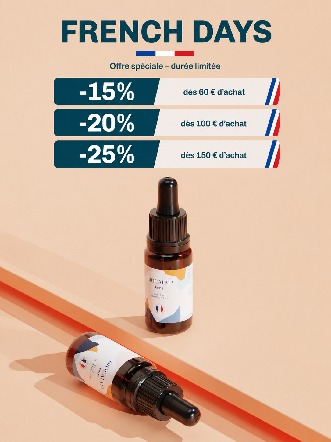 Huile CBD Eros 10 % - Libido