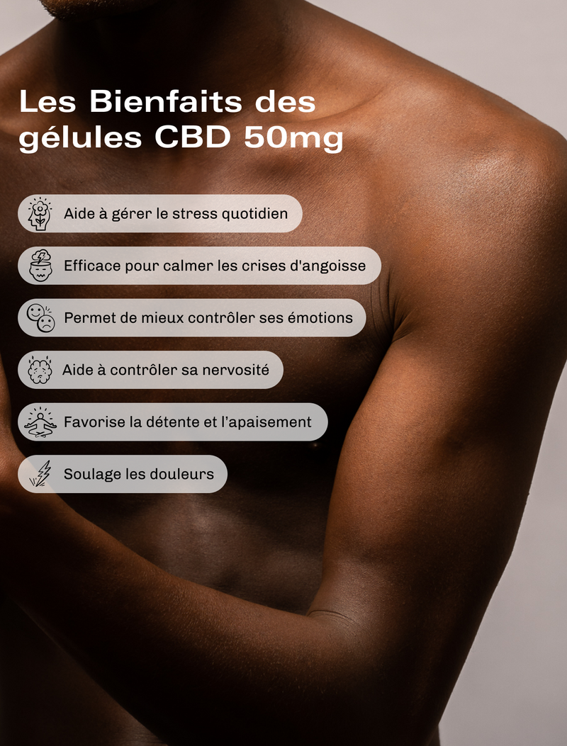 Gélules CBD Bio 50mg