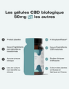 Gélules CBD Bio 50mg
