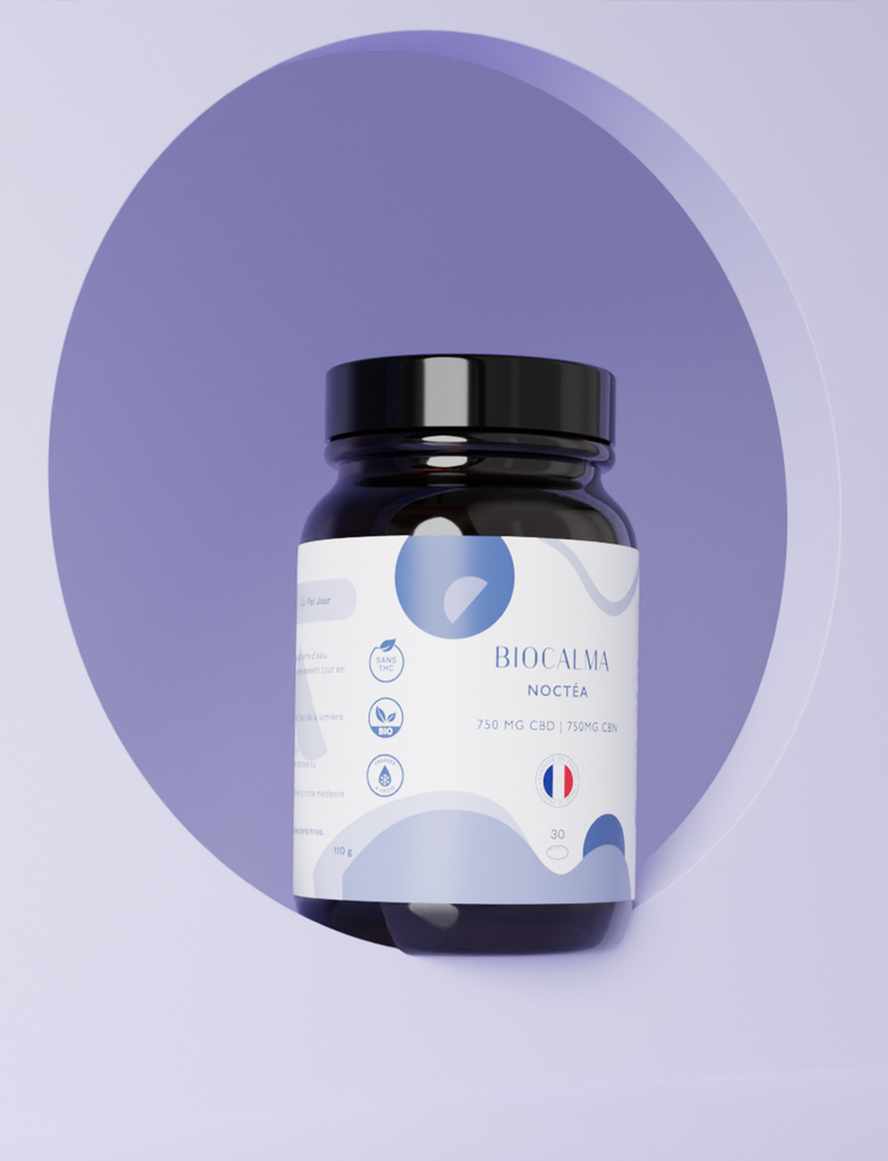 Gélules CBD + CBN - Noctéa Bio
