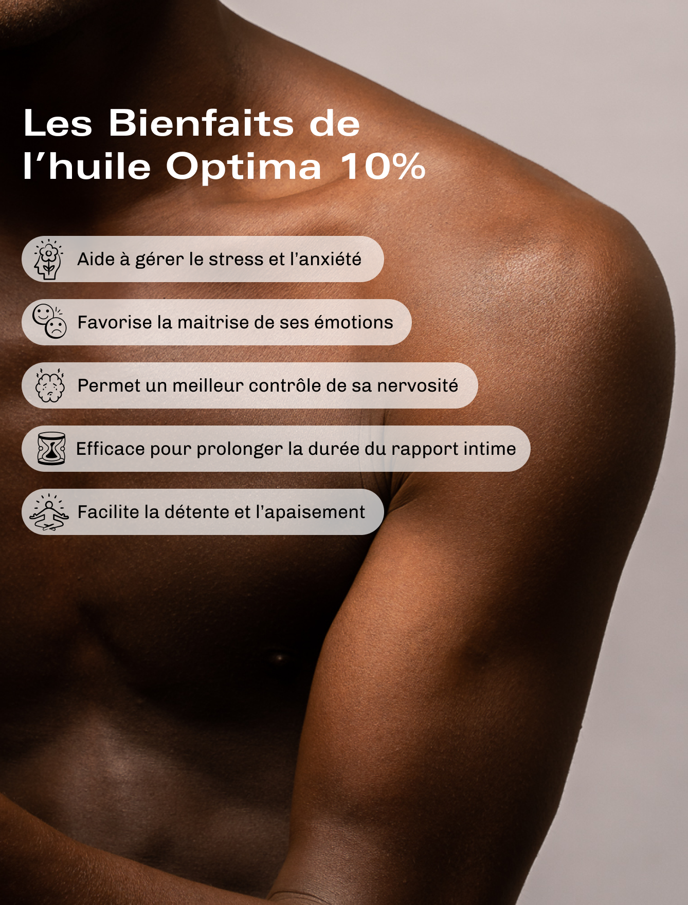 Huile CBD éjaculation Optima - 10 %