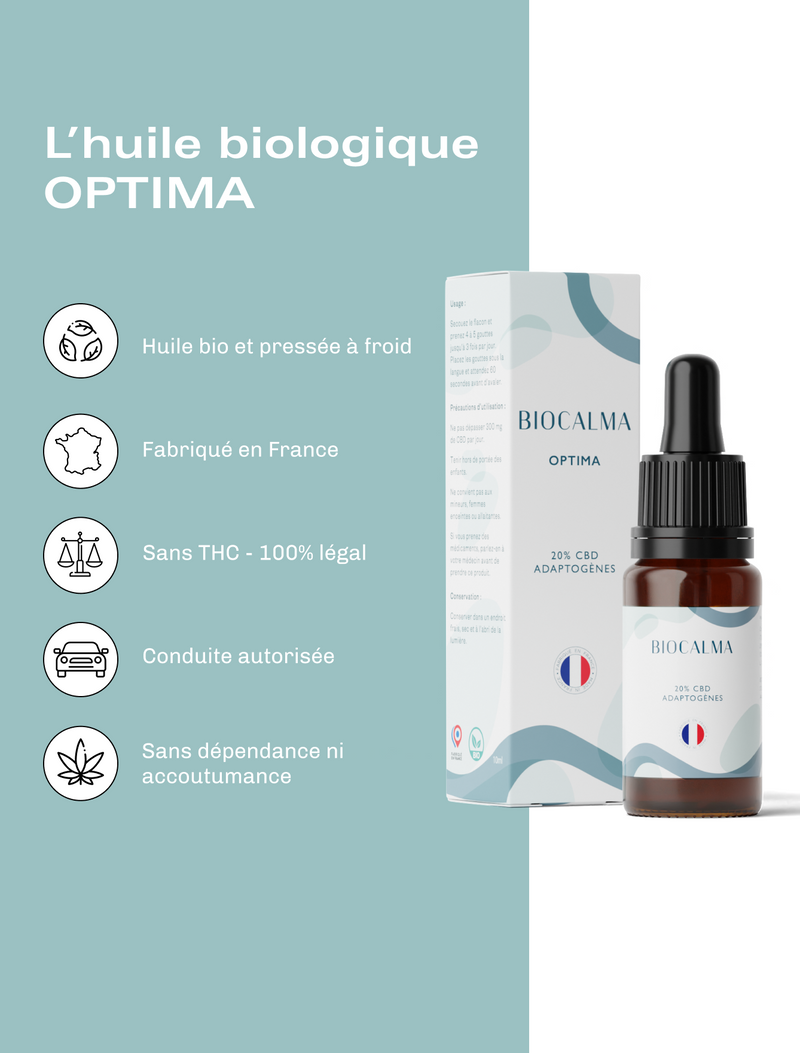 Huile CBD Optima - 20 %