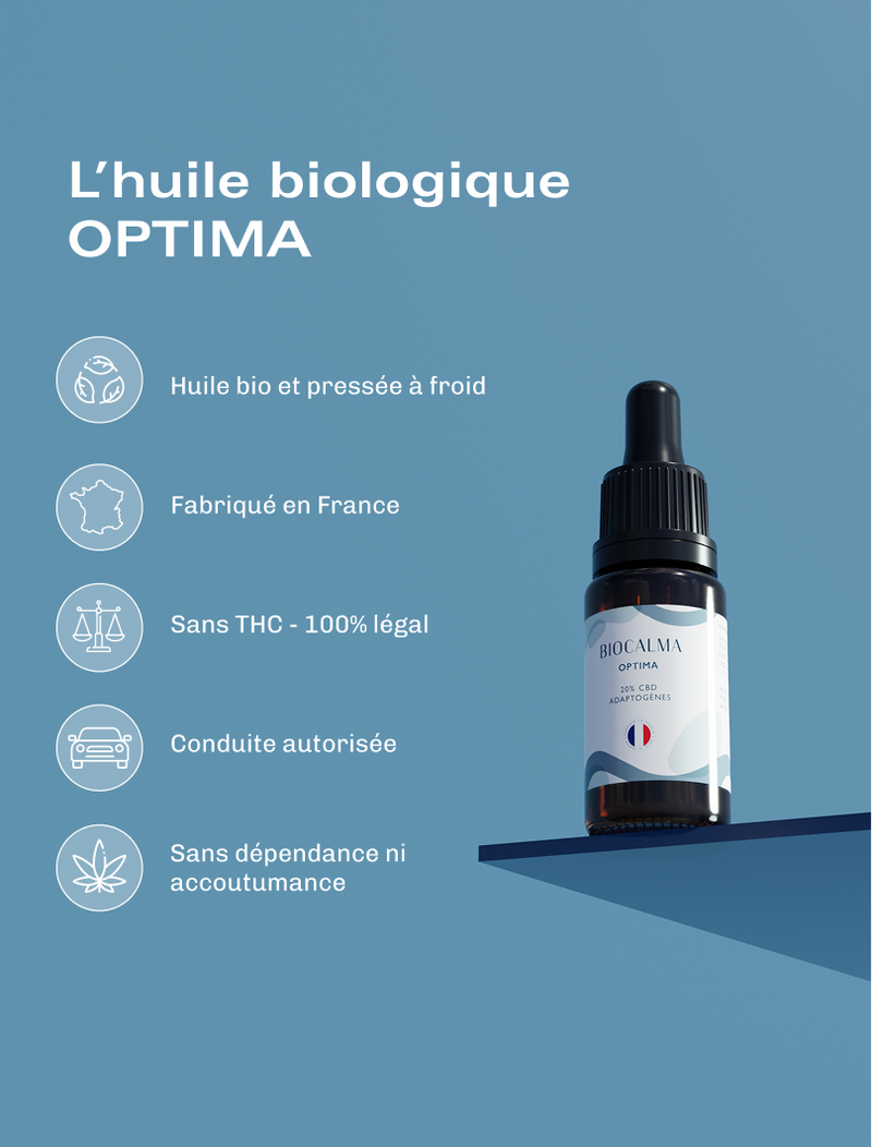 Huile CBD Optima - 20 %
