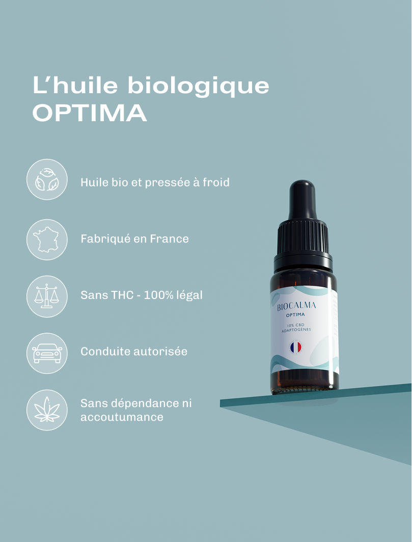 Huile CBD Optima - 10 %